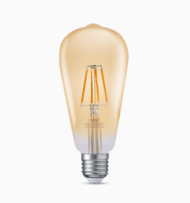 Filamento Âmbar LED Bulbo