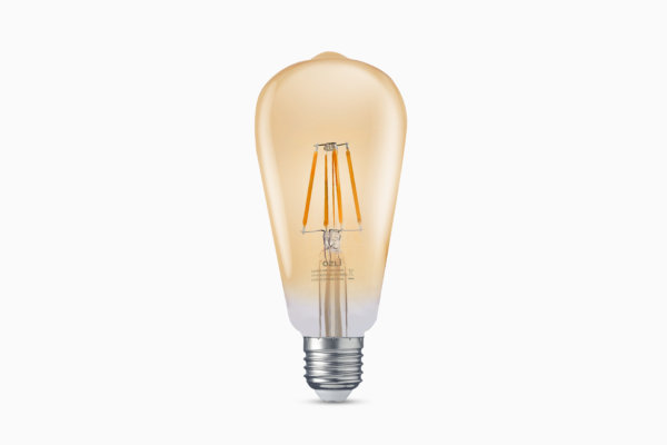 Filamento Âmbar LED Bulbo